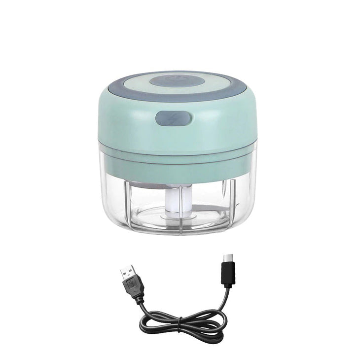 Mini Elektrisk Hvitløk USB Lading Ingefær Moser Knuser Maskin | Skanto