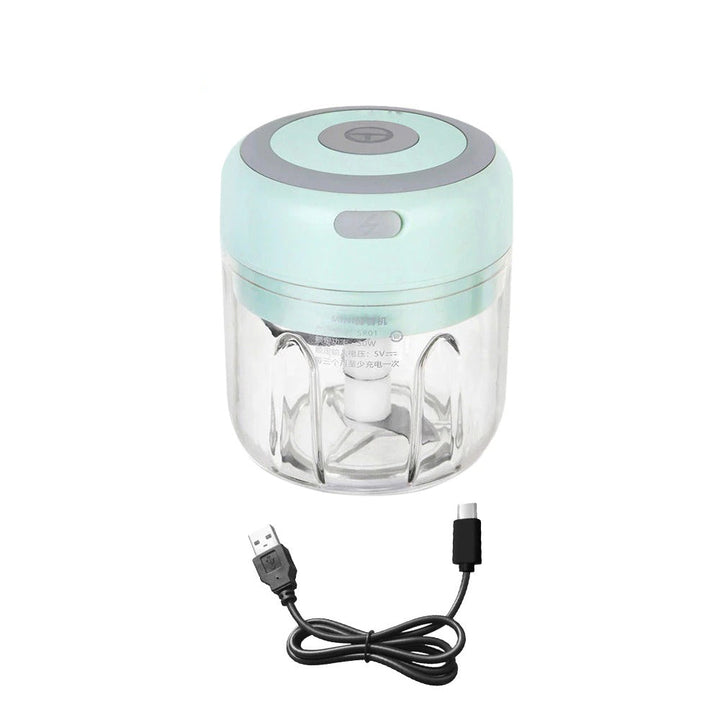 Mini Elektrisk Hvitløk USB Lading Ingefær Moser Knuser Maskin | Skanto