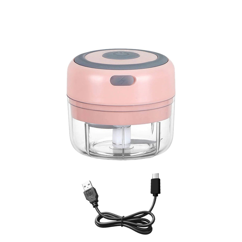 Mini Elektrisk Hvitløk USB Lading Ingefær Moser Knuser Maskin | Skanto