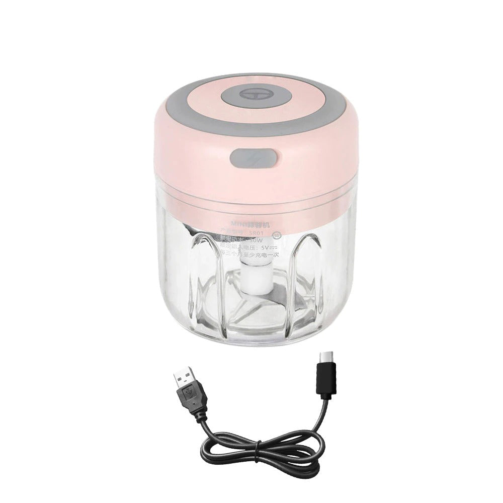 Mini Elektrisk Hvitløk USB Lading Ingefær Moser Knuser Maskin | Skanto