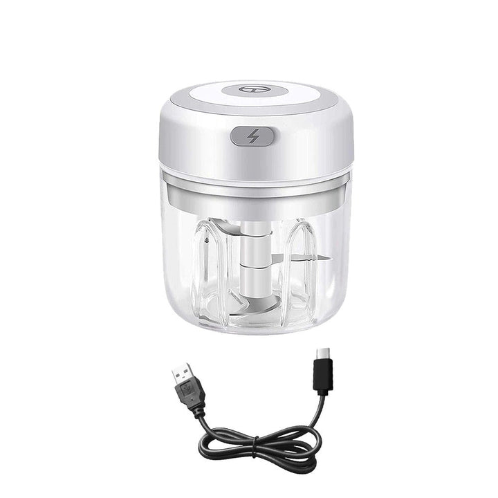 Mini Elektrisk Hvitløk USB Lading Ingefær Moser Knuser Maskin | Skanto