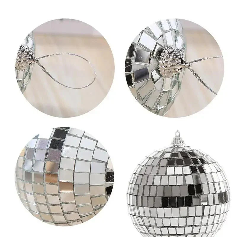 Mini roterende speilglass disko baller for fester | Skanto