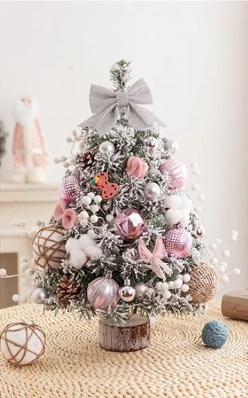 Skanto | Mini Bordtop Adventstre med LED Lys – 45CM Festlig Dekor for Hjem, Kontor & Fester