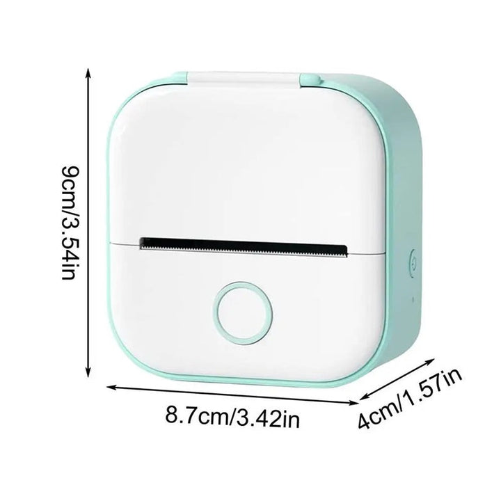 Skanto | Bærbar mini skriver med Bluetooth og blekefri termisk utskrift