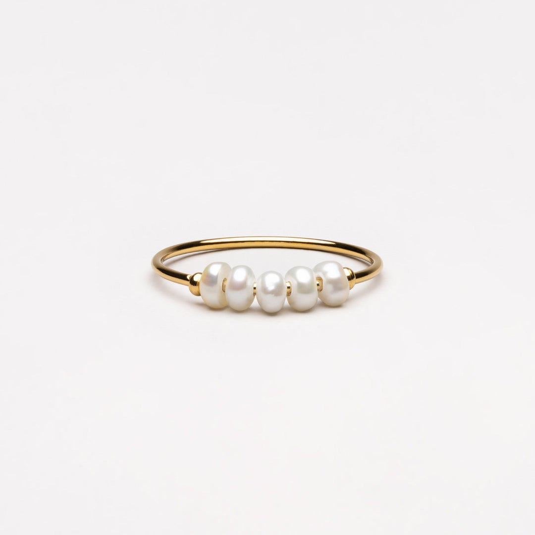 Chic Isolde Mini Pearl Ring - Hev stilen din!