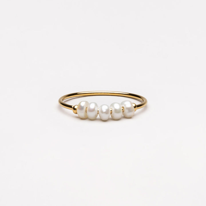 Chic Isolde Mini Pearl Ring - Hev stilen din!