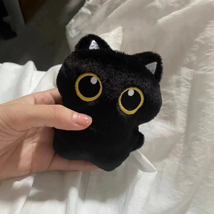 Skanto | MINIKITTY – Søt 10cm svart katteplushleke for barn