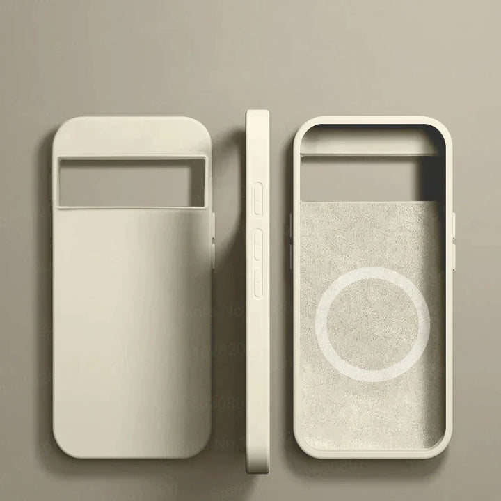 Luksus Magsafe Magnetisk Etui For Google Pixel 8 7 6 Silikon Trådløs Lading Sjokkresistent Etui