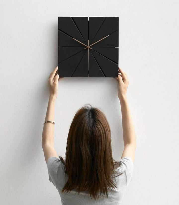 Geräuschlose, moderne Wanduhr – 30 cm (12 Zoll) dekorative MDF-design