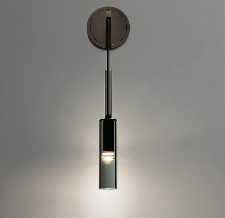 Skanto | Minimalist Vegglampe med Røykglass - Orvane