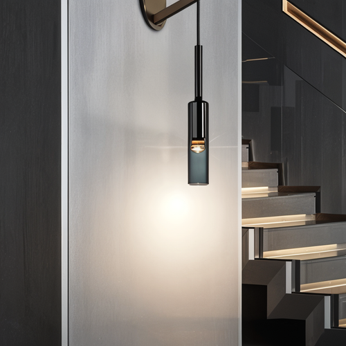 Skanto | Minimalist Vegglampe med Røykglass - Orvane