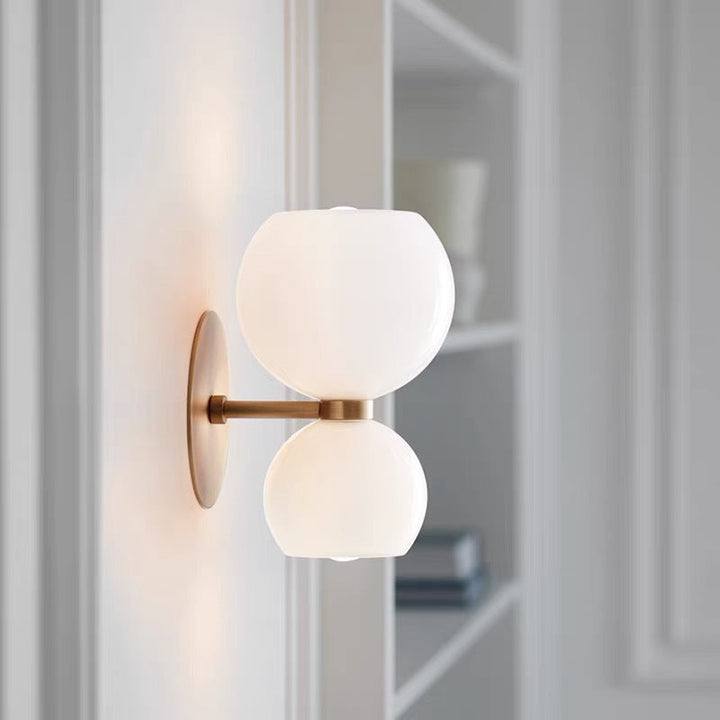 Skanto | Minimalistisk Dobbel LED Vegglampe – Lumis Duo
