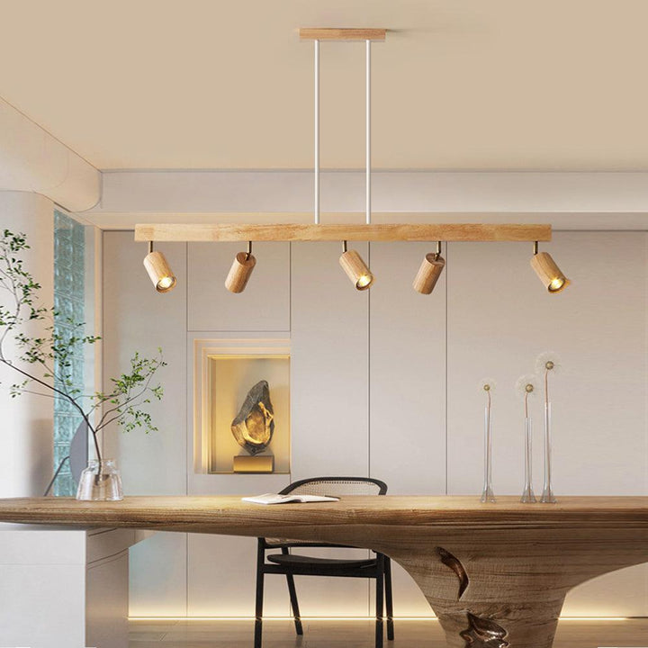 Treprodukt lampe justerbar med varmt lys og minimalistisk design | Skanto