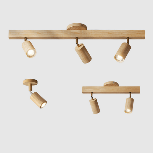 Treprodukt lampe justerbar med varmt lys og minimalistisk design | Skanto
