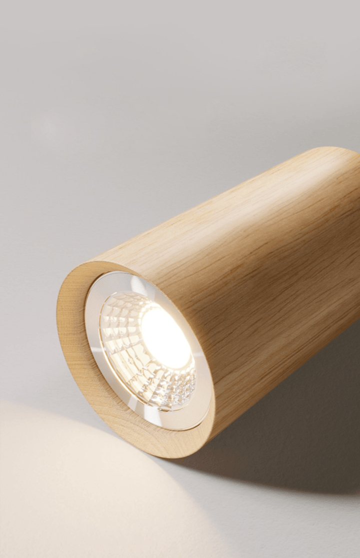 Treprodukt lampe justerbar med varmt lys og minimalistisk design | Skanto