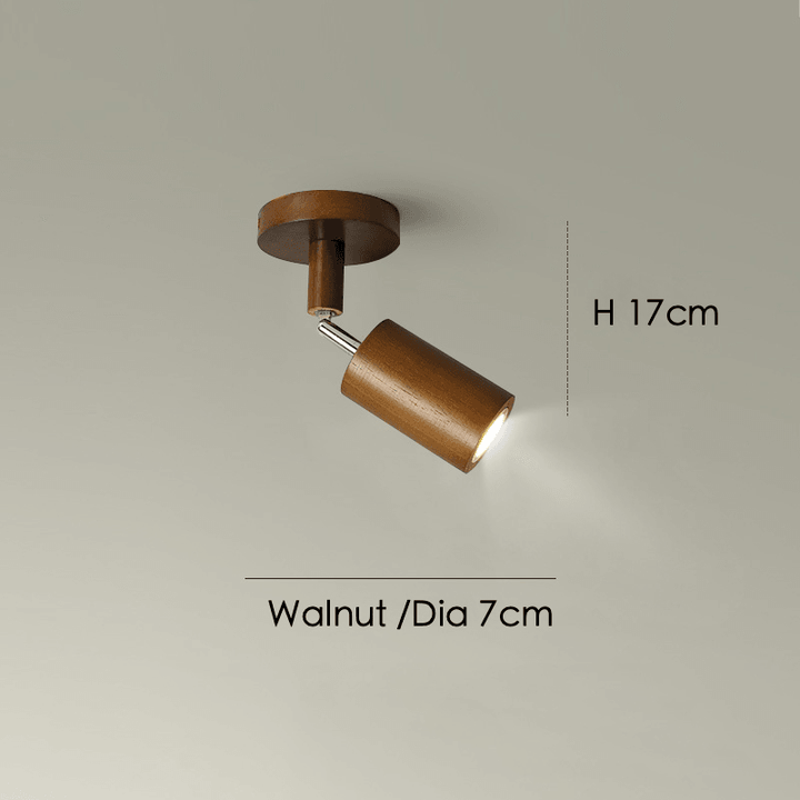 Treprodukt lampe justerbar med varmt lys og minimalistisk design | Skanto