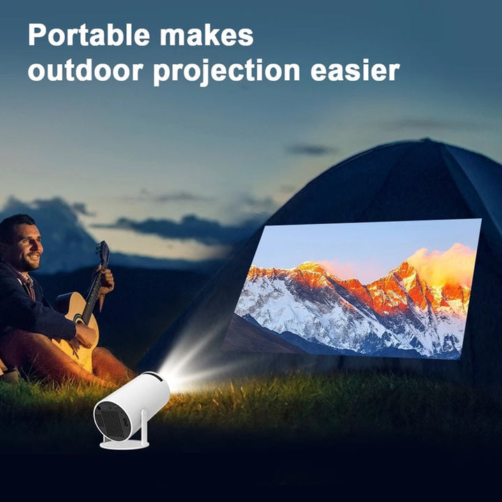 Skanto | Smart 4K Mini Projektor med Dual WiFi og Bluetooth-tilkobling