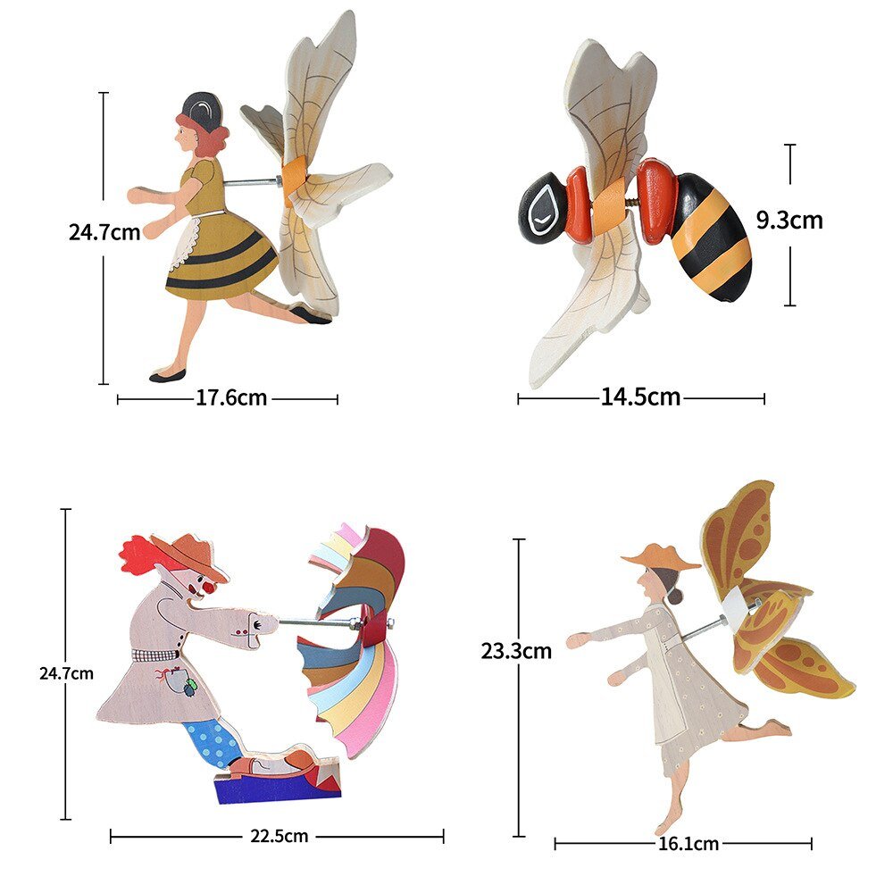 Skanto | Miss Bee Hagekunst Dekor Whirligigs Vindspinner