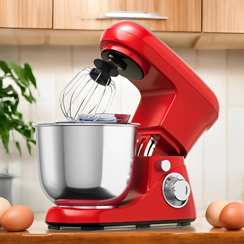 Leistungsstarker standmixer med 6 Geschwindigkeitsstufen, 5,3-Liter-Edelstahlschüssel og vielseitigem Zubehör