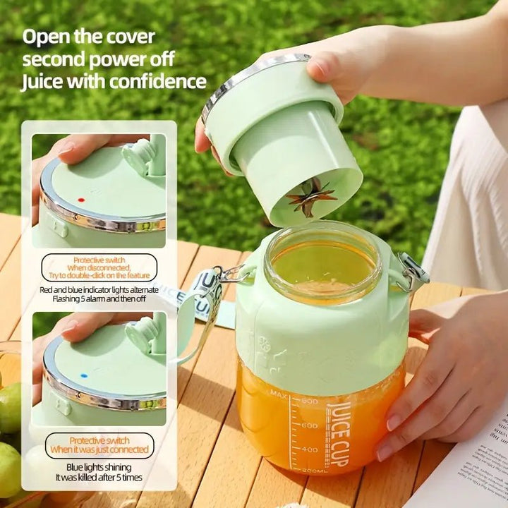 Skanto | MIXLUX – Kompakt Smoothie Blender med Kraftig 10-Bladssystem