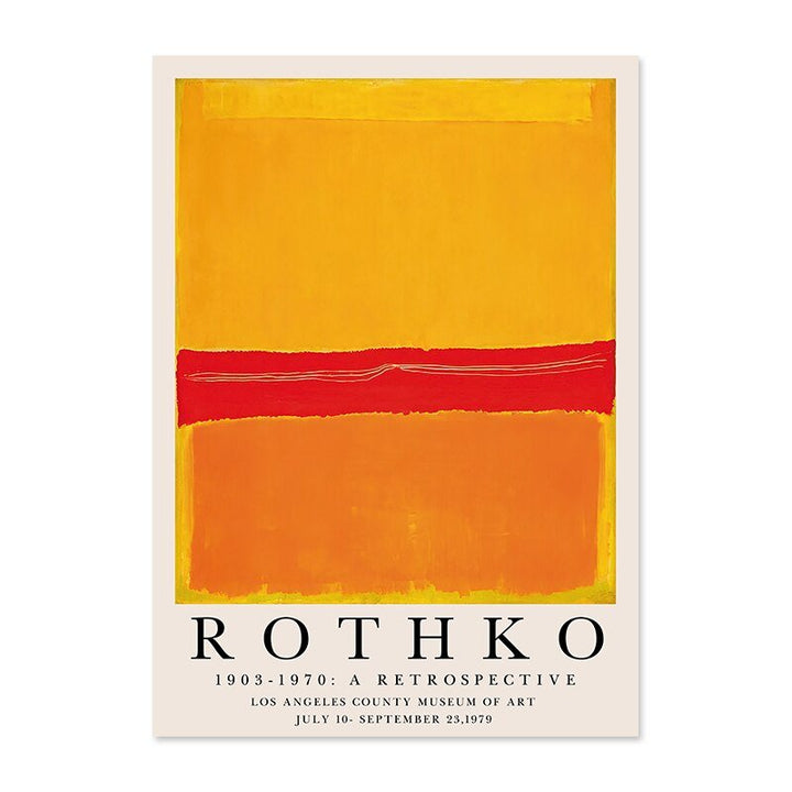 Skanto | ArtLuxe Moderne Abstrakt Rothko Veggkunst Plakat | Lerret | Minimalistisk Design | Dekor for Stue og Kontor