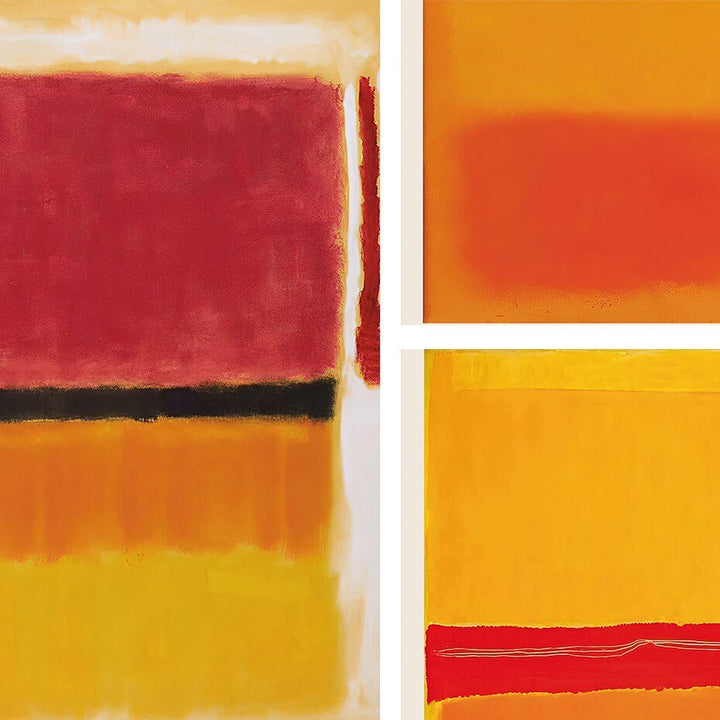 Skanto | ArtLuxe Moderne Abstrakt Rothko Veggkunst Plakat | Lerret | Minimalistisk Design | Dekor for Stue og Kontor