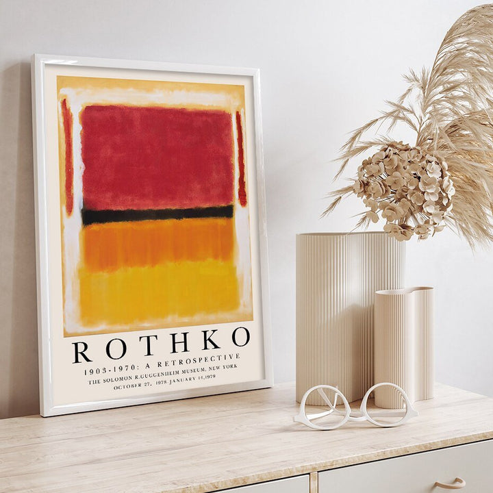 Skanto | ArtLuxe Moderne Abstrakt Rothko Veggkunst Plakat | Lerret | Minimalistisk Design | Dekor for Stue og Kontor