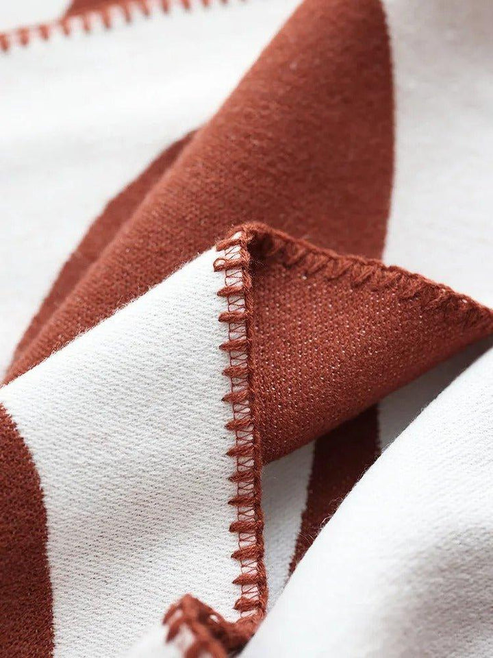 Skanto | Moderne, Abstrakt Kastepledd i Bohemsk Stil – Nordisk Stil Pledd, Sengeteppe, Bedekledninger