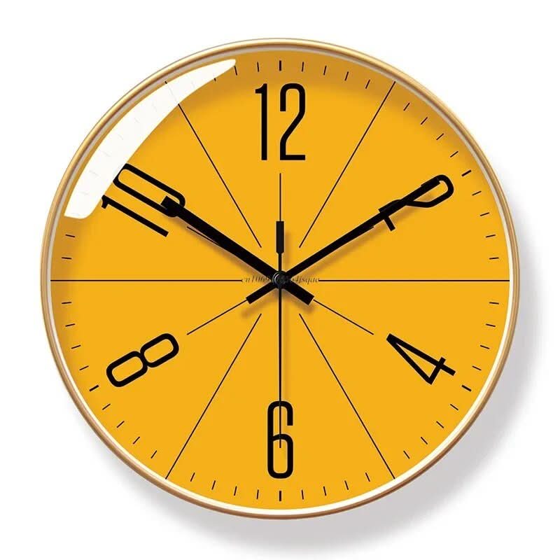 MINUTUM – Minimalistisk Wandudhr im skandinavischen Stil mit geräuschlosem Quarzwerk