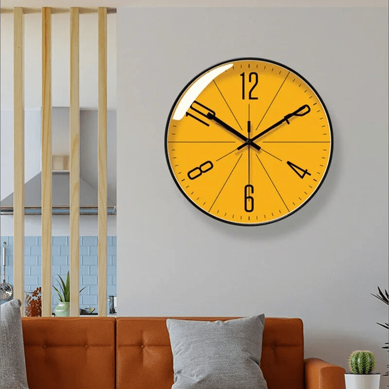 MINUTUM – Minimalistisk Wandudhr im skandinavischen Stil mit geräuschlosem Quarzwerk