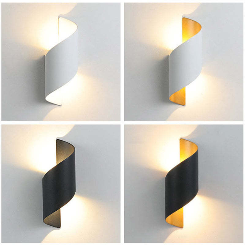 Skanto | Moderne Spiral LED Vegglampe - TwistLight