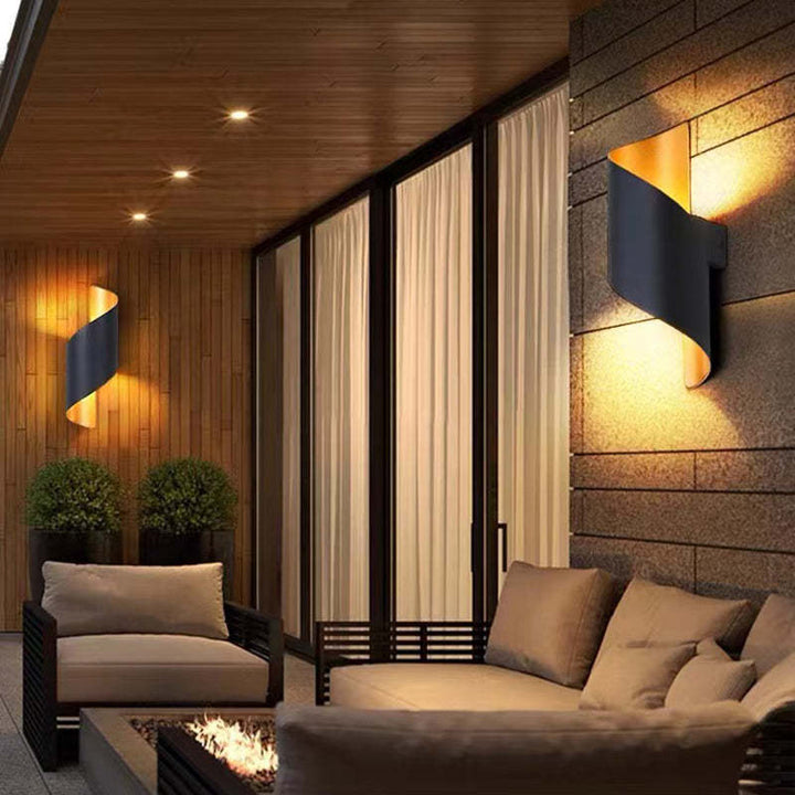 Skanto | Moderne Spiral LED Vegglampe - TwistLight