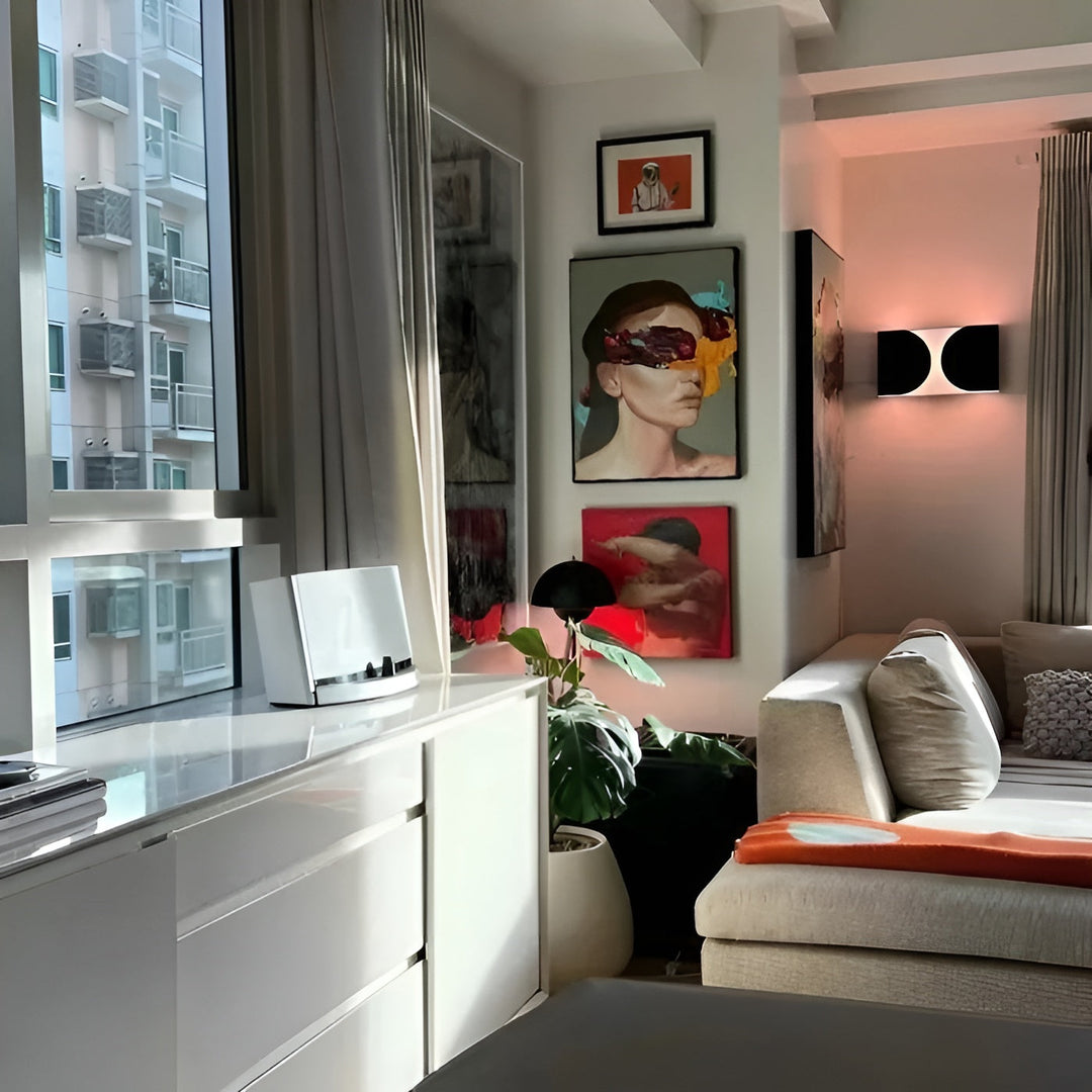 LuminaSquare Vegglampe - Moderne Design og Atmosfærisk Lys | Skanto
