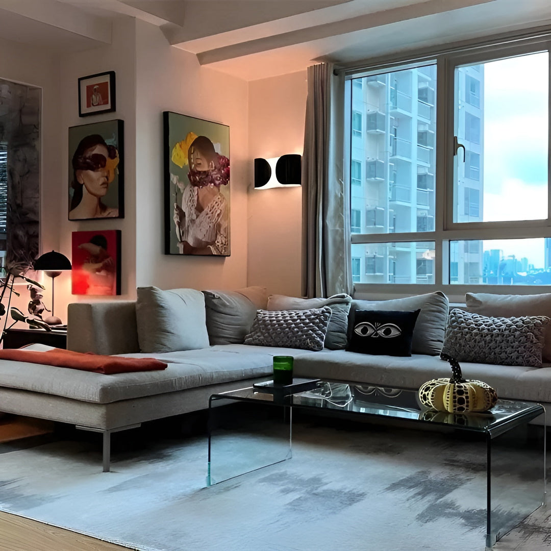 LuminaSquare Vegglampe - Moderne Design og Atmosfærisk Lys | Skanto