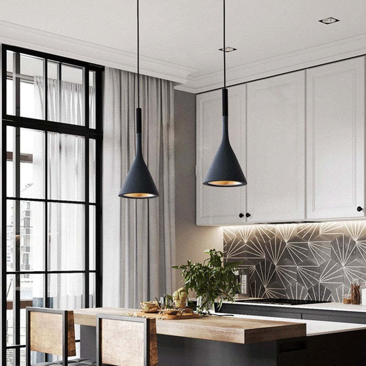 Frendorf | Moderne Triangel Pendellampe - Trionda