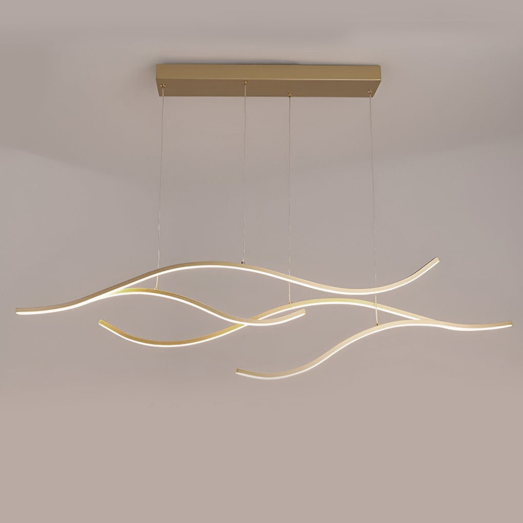 Skanto | Designer LED Taklampe med bølgete kurvet form