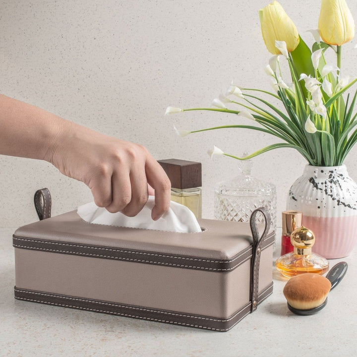 Skanto | Modèra Premium Leatherite Vevseske | Stilfull og slitesterk vevsorganisator for moderne rom
