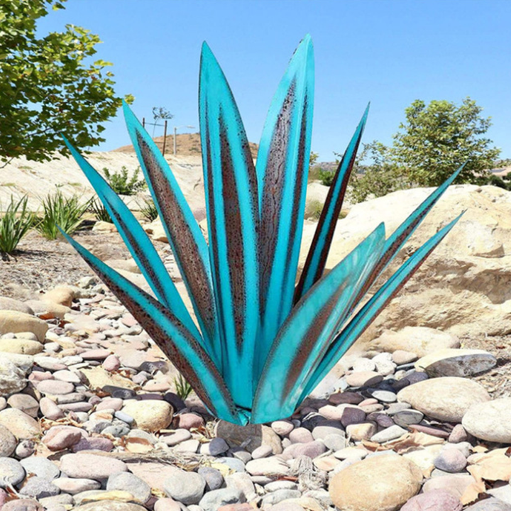 Skanto | Håndlagd Agave Dekorativ Plante, Naturlig Polystone Design