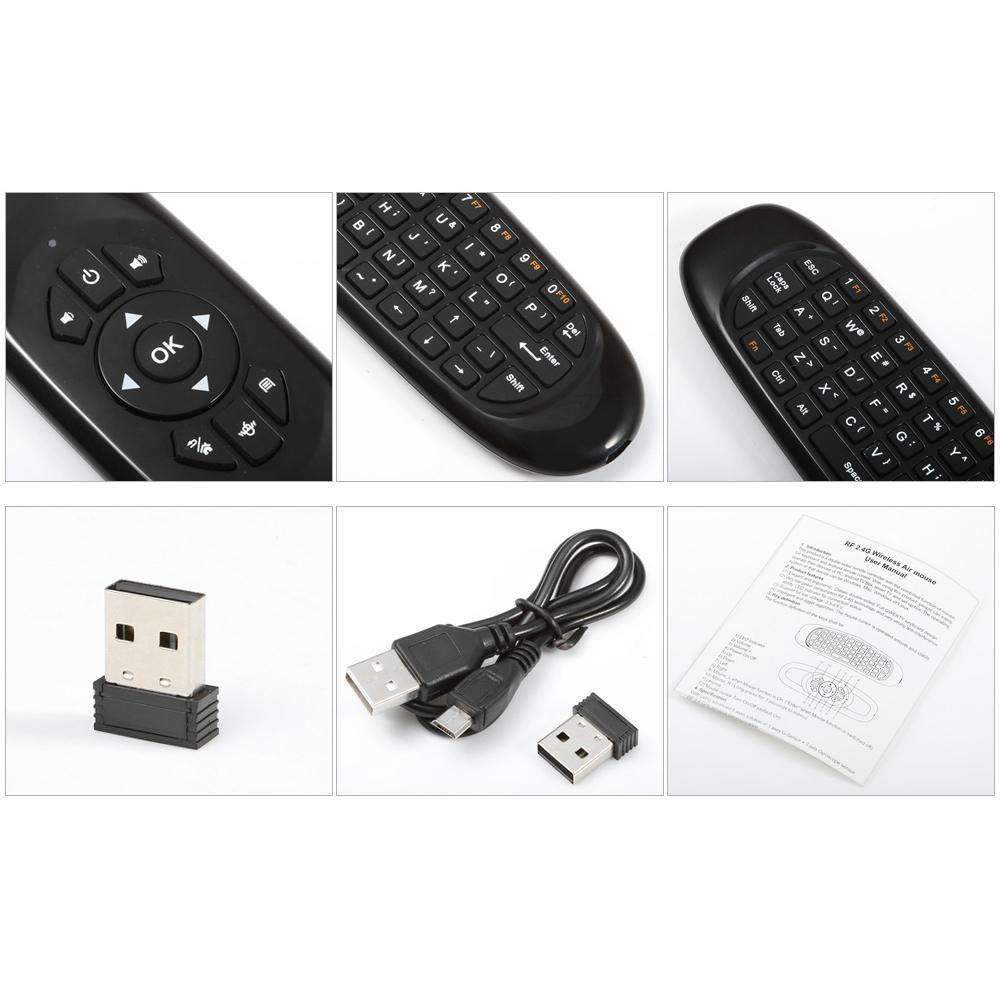Skanto | Air Mouse Tastatur - La enheten velge hvilket som helst menyelement med letthet!