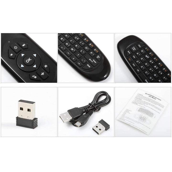 Skanto | Air Mouse Tastatur - La enheten velge hvilket som helst menyelement med letthet!