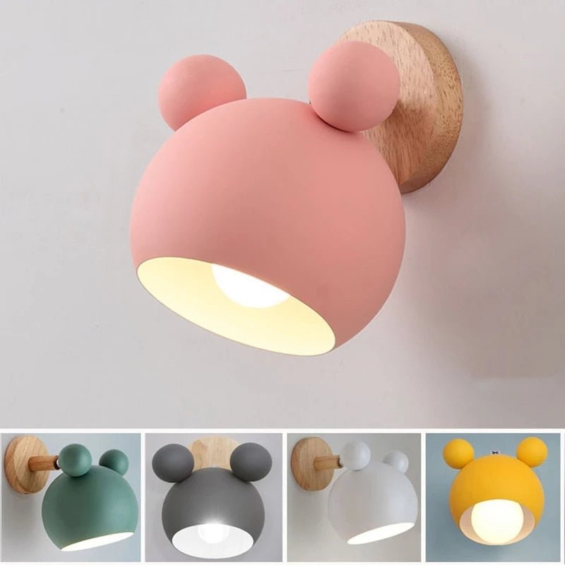 Skanto | WhiskerGlow - LED Mus Vegglampe