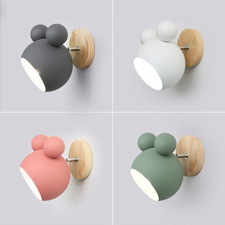 Skanto | WhiskerGlow - LED Mus Vegglampe