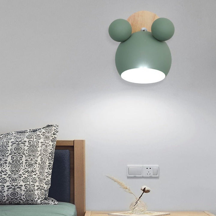 Skanto | WhiskerGlow - LED Mus Vegglampe