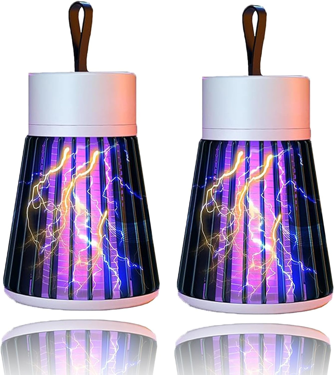Skanto | Mygg- og skadedyrdreperlampe - 2-pakning, UV-lampe insektsfelle for innendørs og utendørs bruk, effektiv skadedyrkontrollløsning