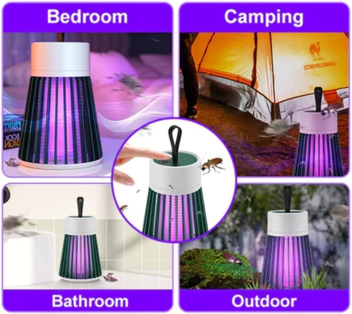 Skanto | Mygg- og skadedyrdreperlampe - 2-pakning, UV-lampe insektsfelle for innendørs og utendørs bruk, effektiv skadedyrkontrollløsning