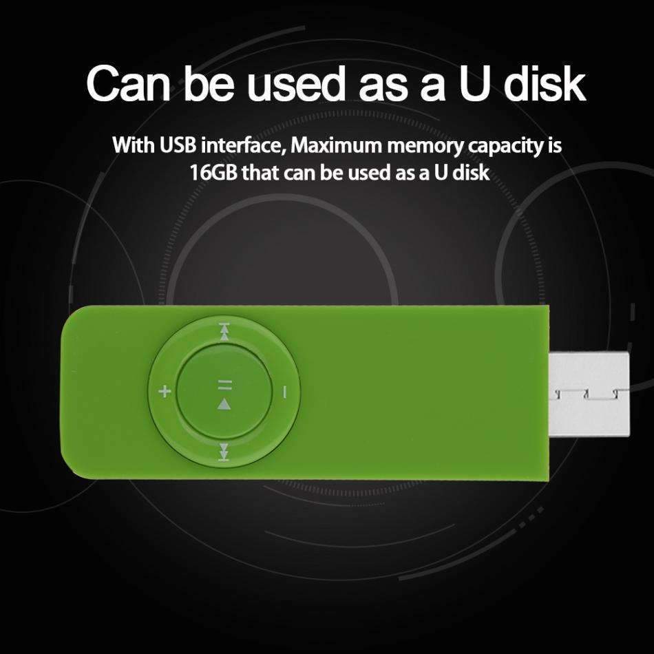 Skanto | MP3 Spiller U Disk Rekorder 8/16GB - Musikk med Tapfri HIFI Lyd