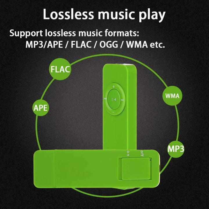 Skanto | MP3 Spiller U Disk Rekorder 8/16GB - Musikk med Tapfri HIFI Lyd