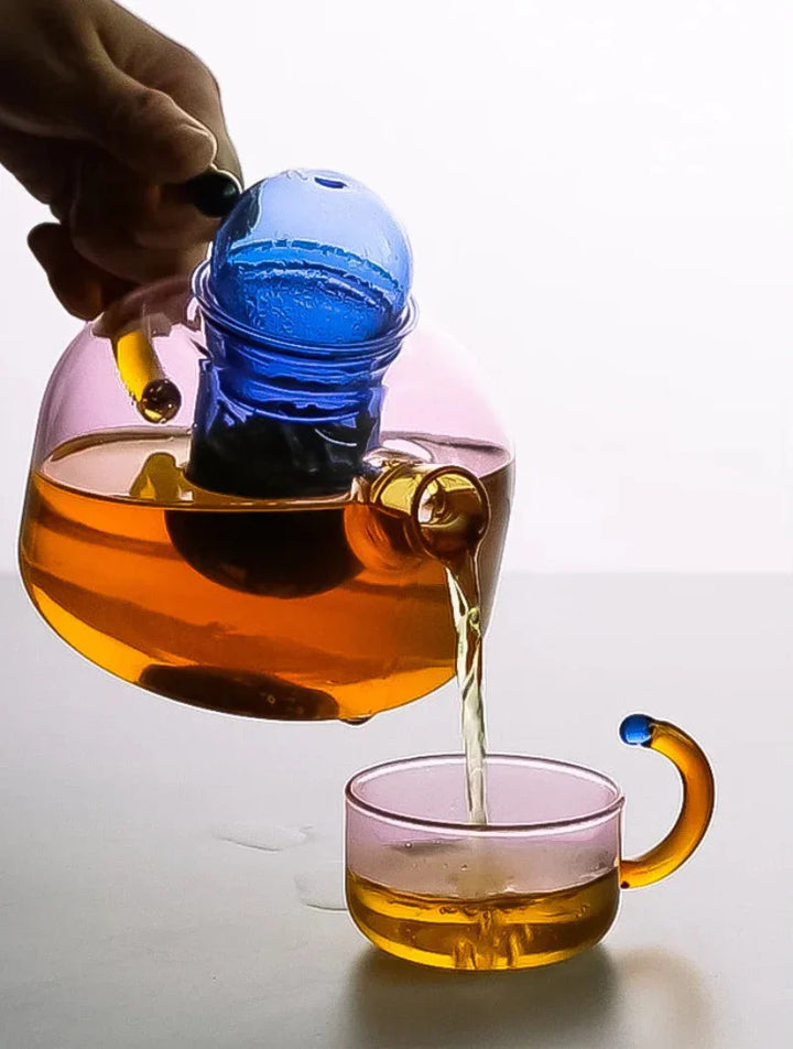 Skanto | Farge Bloom Glass Kjele & Kopp Sett
