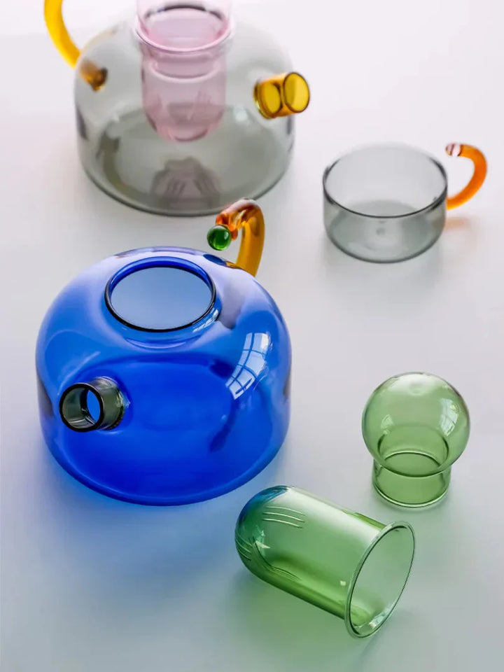 Skanto | Farge Bloom Glass Kjele & Kopp Sett