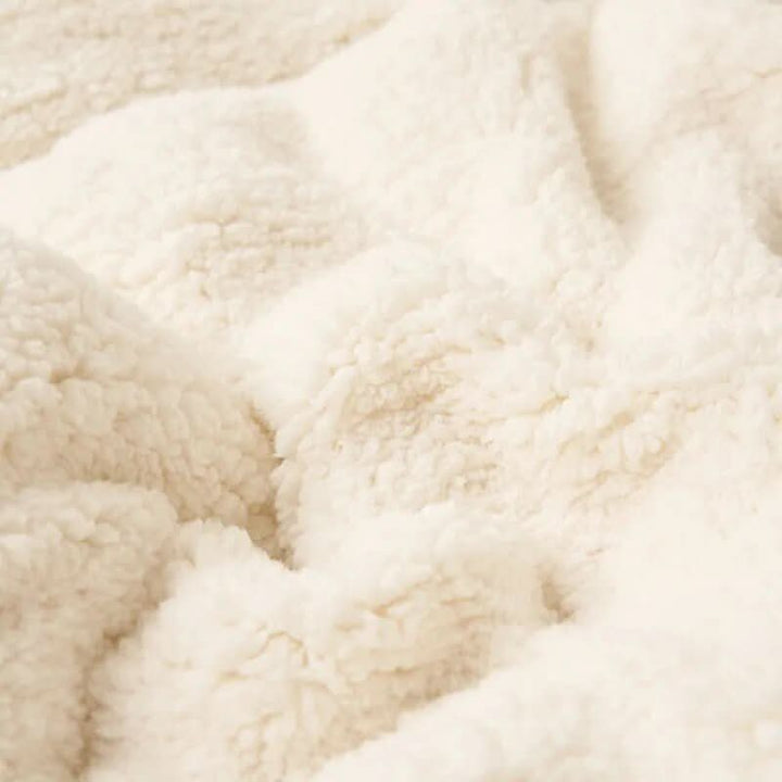 Skanto | Reversibel Sherpa Fleece Teppe for Seng og Sofa
